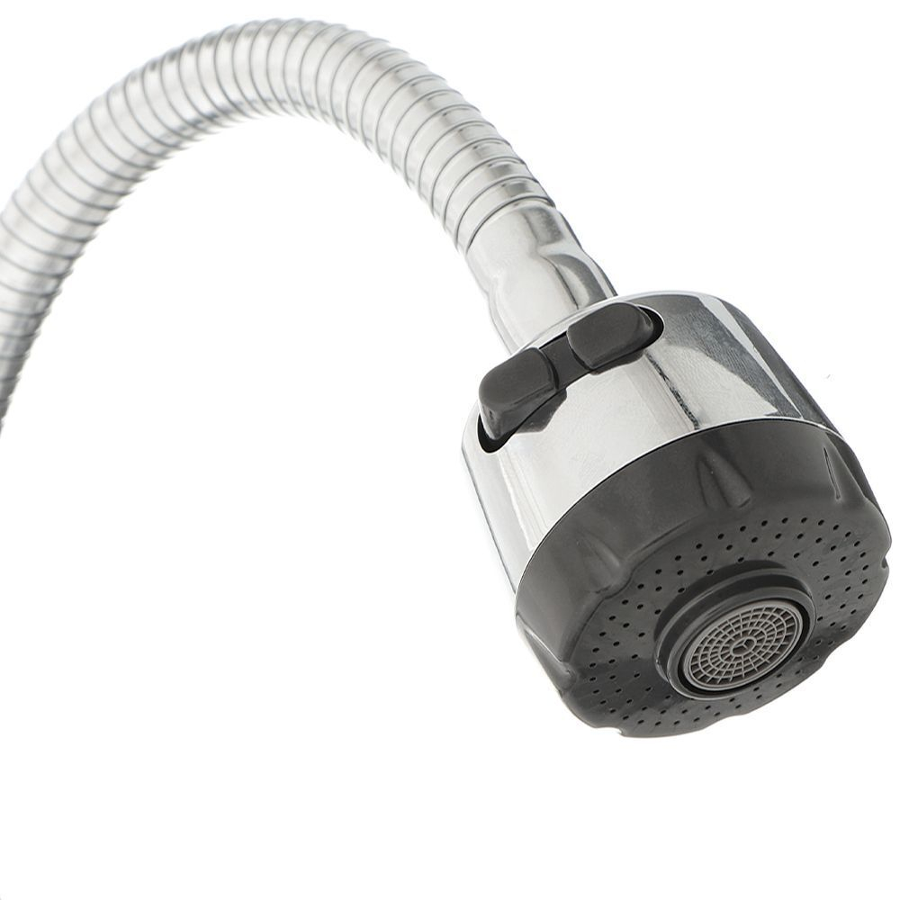 Смеситель для кухни, Frud, гибк излив, с кран-буксой, хром, R43601