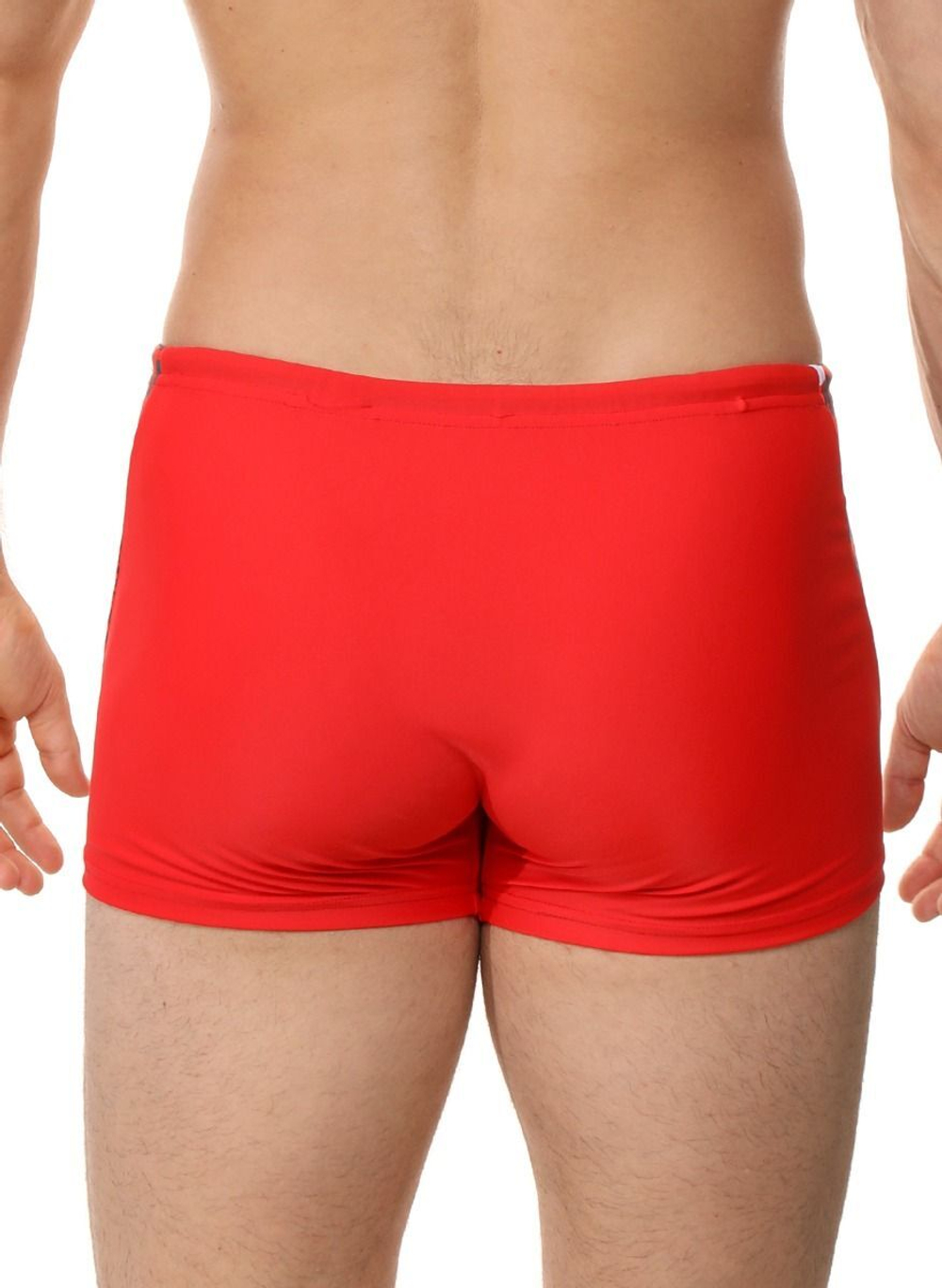 Мужские плавки-боксеры с оригинальной брендированной вставкой (Размер: L) (Цвет: черный)