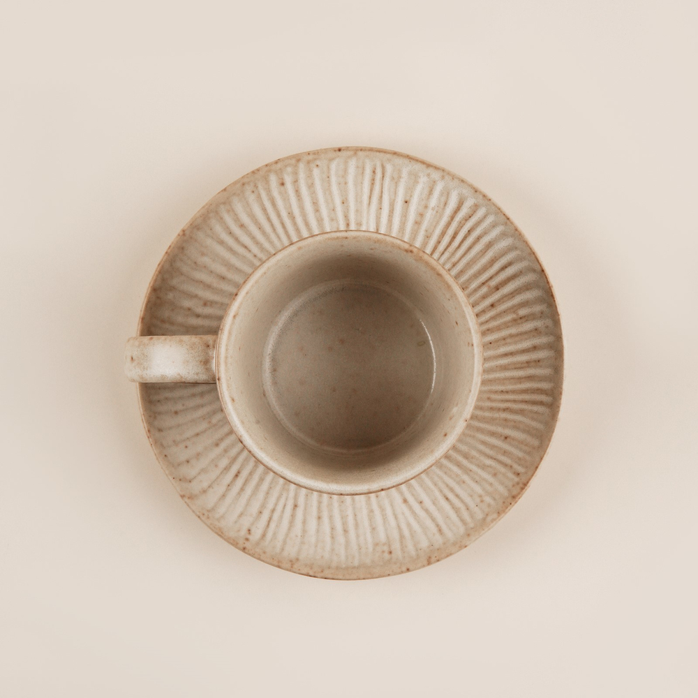 Чайная пара "Виенто" блюдце 15х15х2 см, кружка 250мл 12х8,5х7 см   10083991