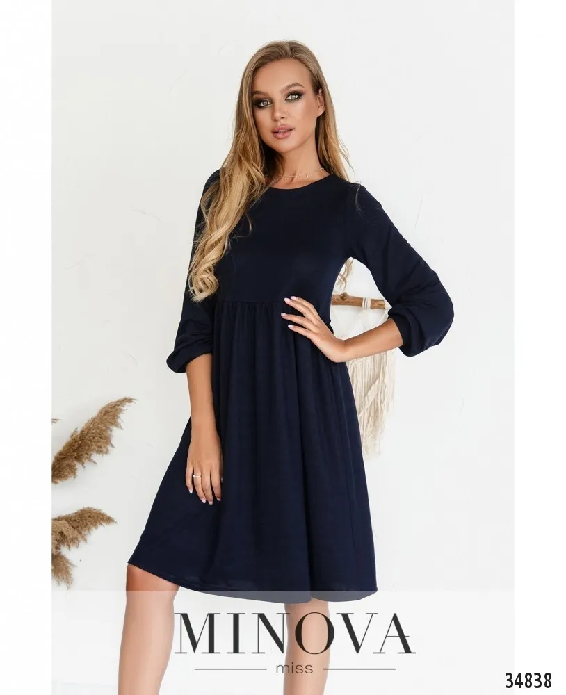 Платье 3129Н-темно-синий Minova