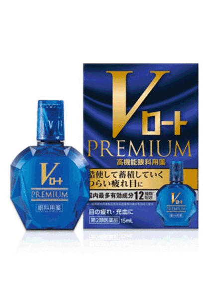 Японские глазные капли Rohto V Premium