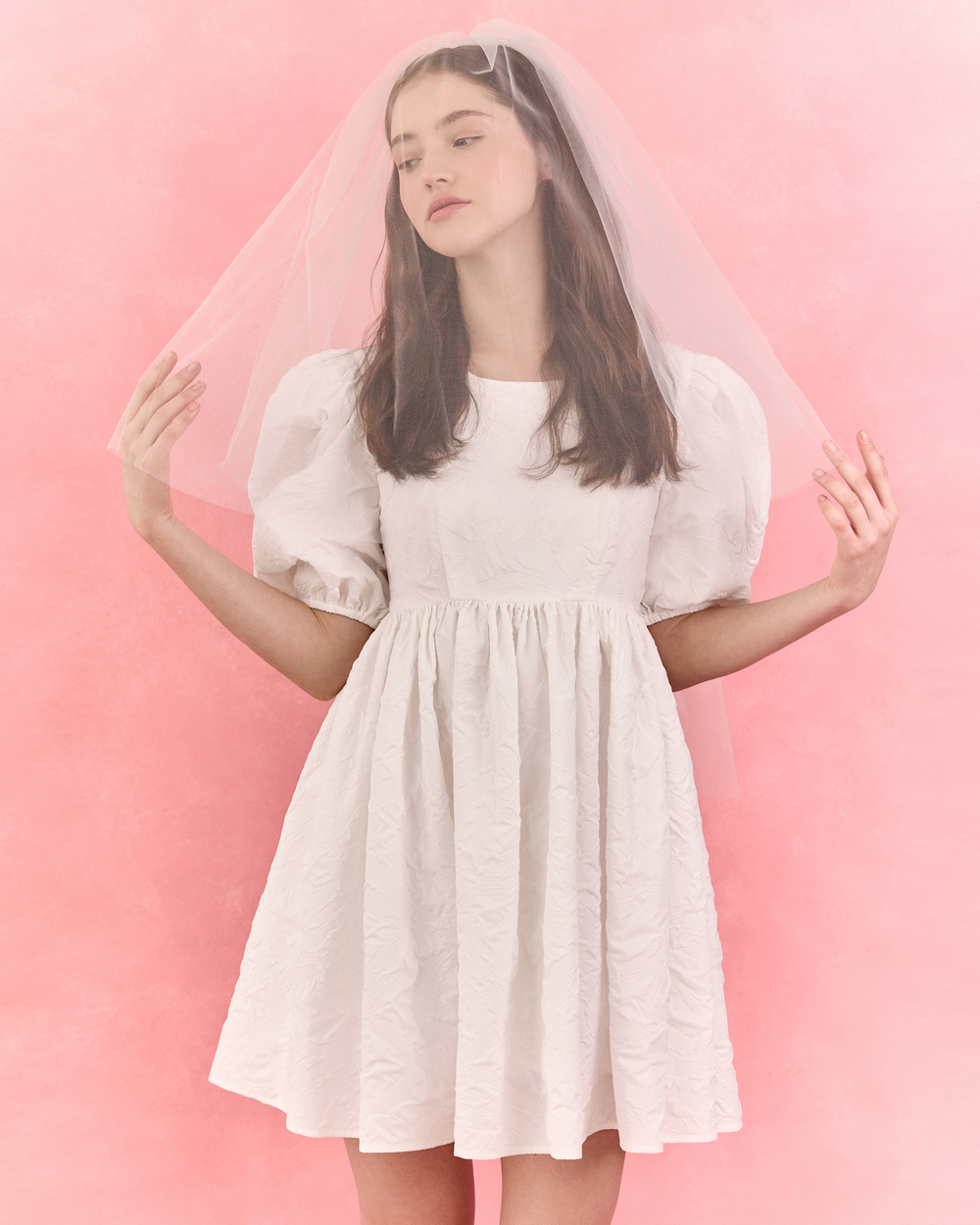 Coco white mini dress