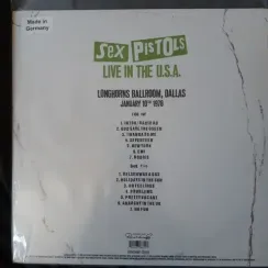 Sex Pistols – Live In The U.S.A - 1978 - White - LP