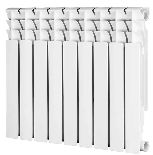 Радиатор биметаллический Evolution EvВ 500 боковое подключение белый 9 секций