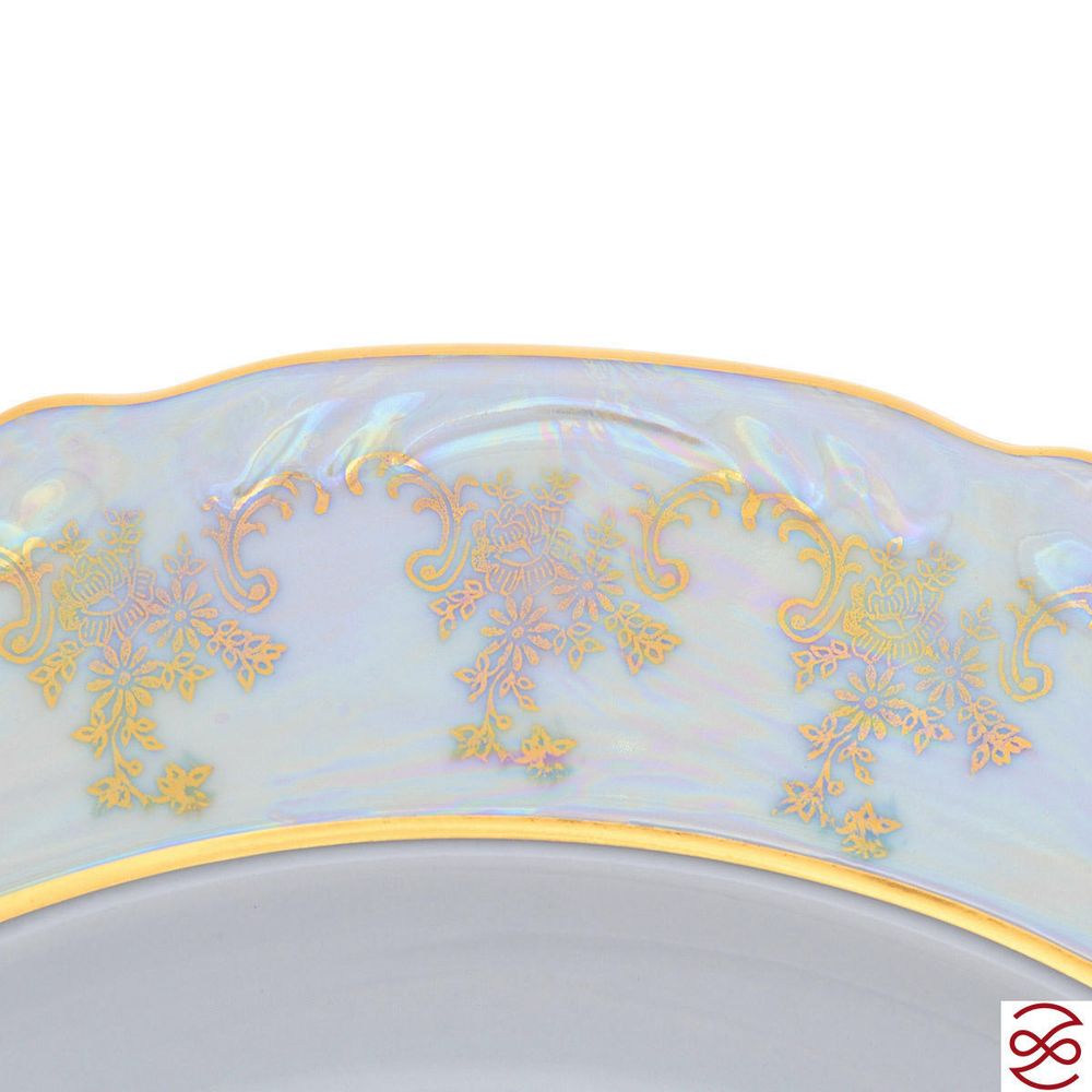 Блюдо круглое Repast Мадонна перламутр Мария-тереза 30 см