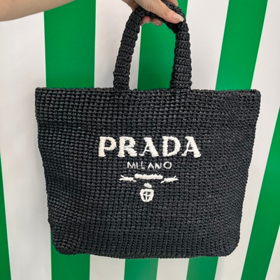 Prada Large Crochet Tote 40 cm