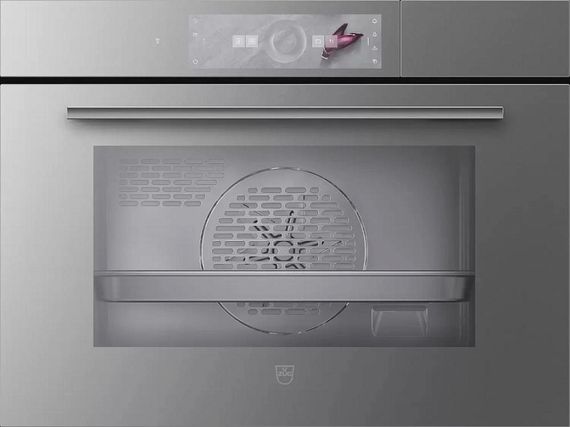 Паровой шкаф V-ZUG CombiSteamer V6000 45 платиновое стекло CS6T-23032