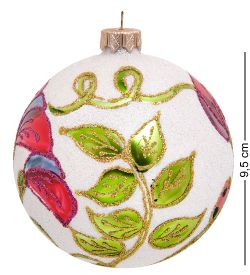 Элита НФШ-1193/1 Ел. украшение Шар «Вьюнок» 95 мм