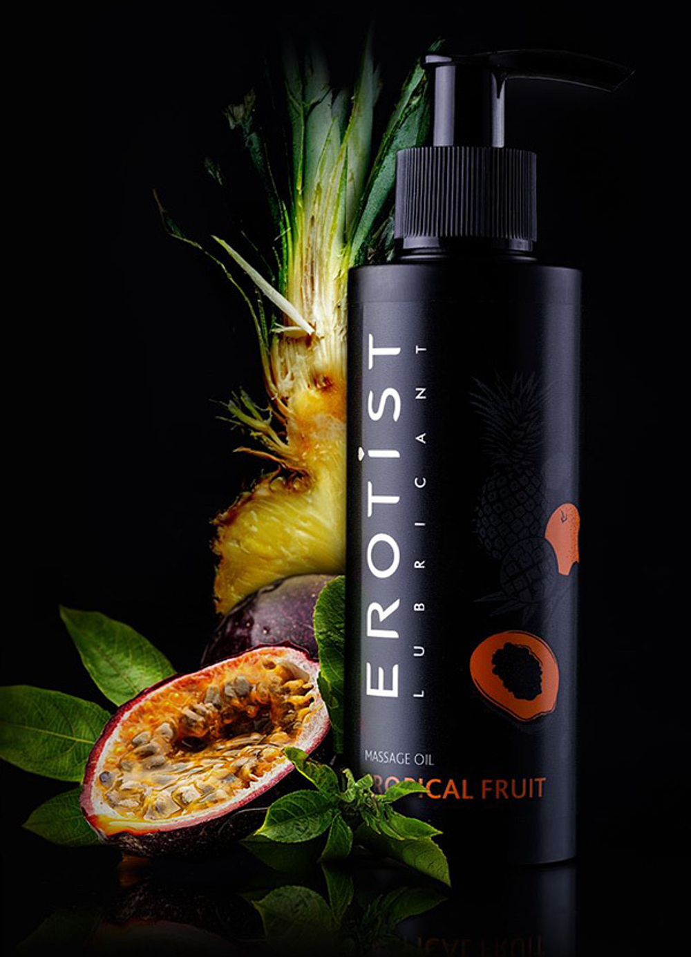 Массажное масло с ароматом тропических фруктов Erotist Lubricants Tropical Fruits Oil 150мл
