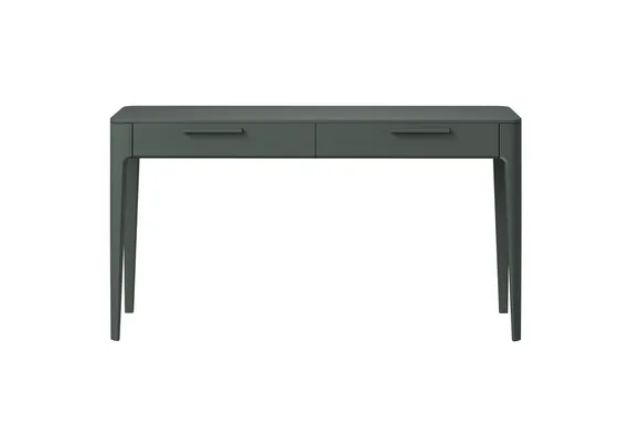 Консоль Type oak 2 ящика ширина 140 см (темно-серый)