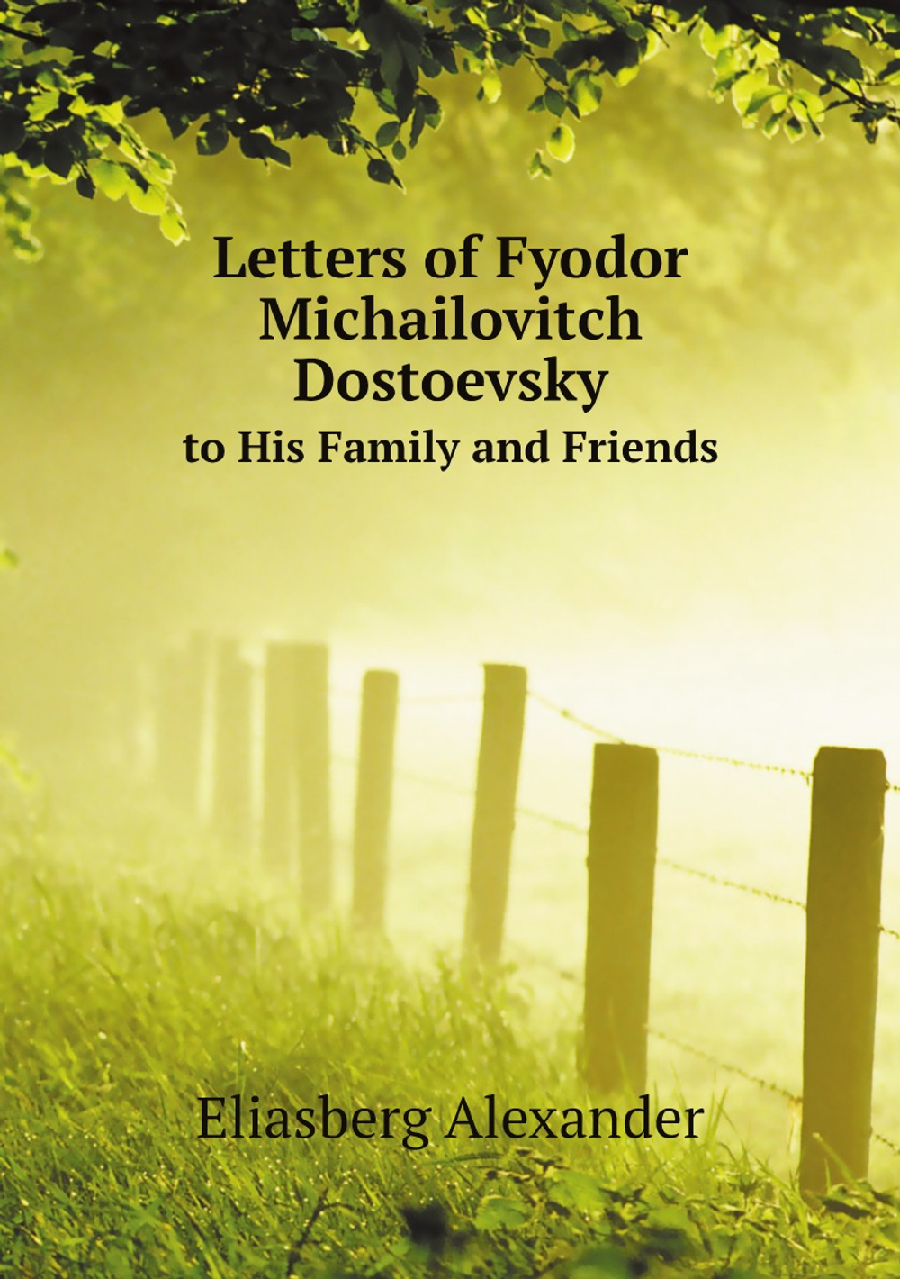 Letters of Fyodor Michailovitch Dostoevsky to His Family and Friends | Eliasberg Alexander
