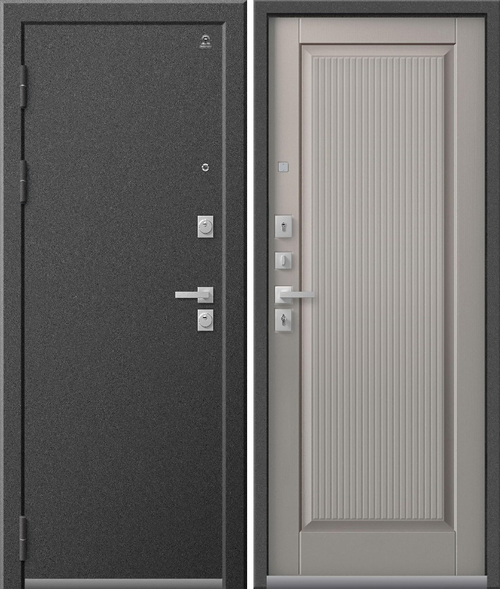 Входная дверь Центурион LUX-7 Пепельный муар - Кашемир грей (2025)
