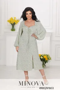 Платье 8653-оливковый Minova