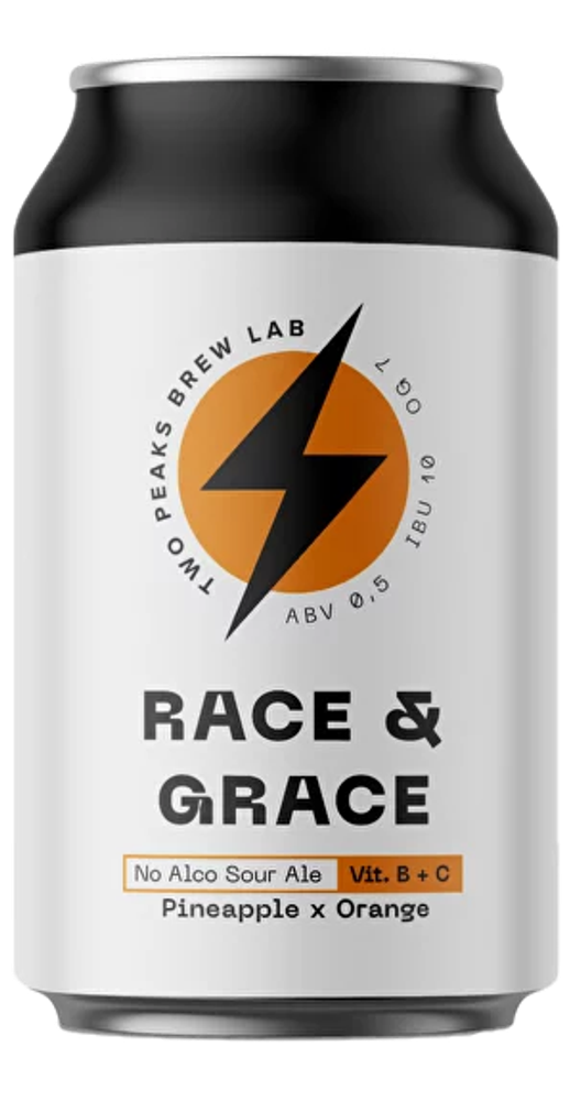 Пиво Two Peaks Brew Lab Race And Grace Безалкогольное 0.33л - 10шт
