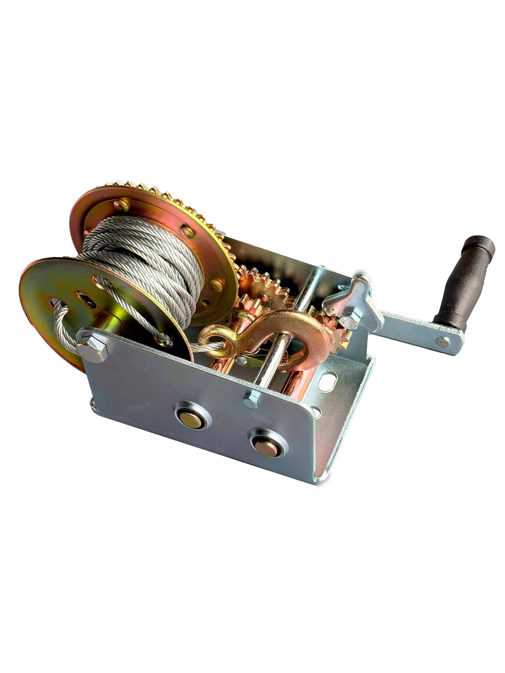 Лебедка ручная барабанная (трос) 0,81T-10M