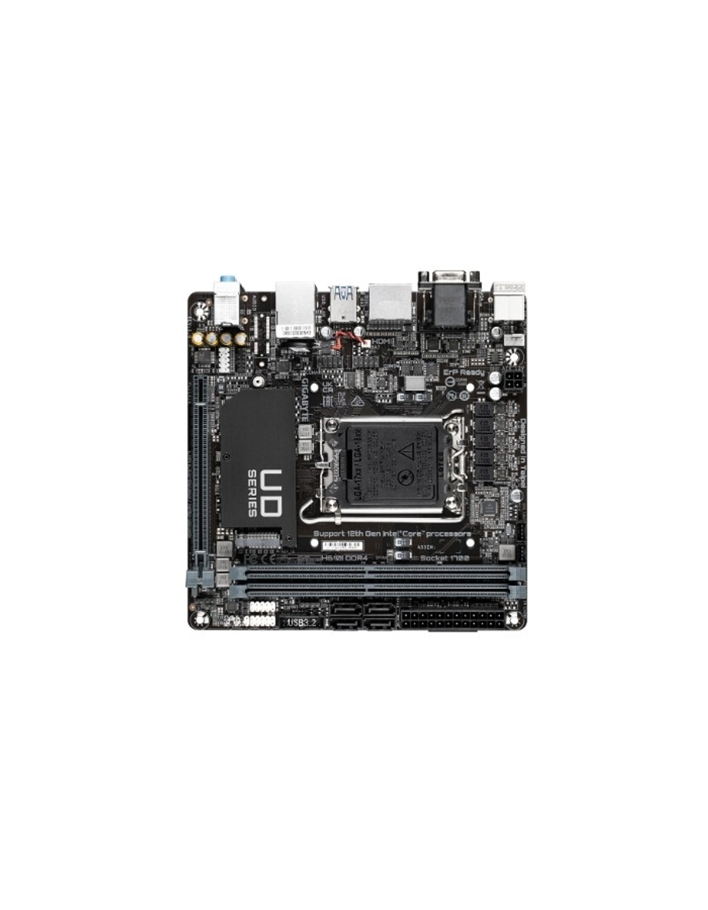 Gigabyte H610I DDR4 (Soc-1700 Intel H610 2xDDR4 mini-ITX AC`97 8ch(7.1) GbLAN+VGA+HDMI+DP)