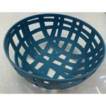 Фруктовница пластиковая «Астория» 22*10см, синяя пыль