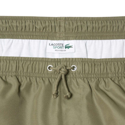 Теннисные шорты Lacoste Lightweight Diamond Taffeta Sport - khaki green