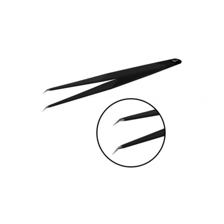 Пинцет для наращивания ресниц ультратонкий (изогнутый), Innovator Cosmetics