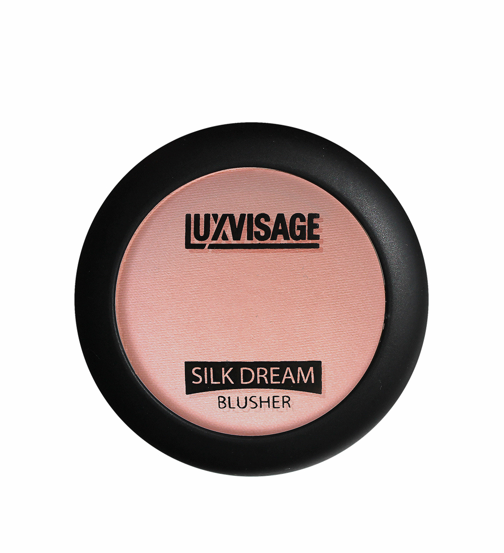 LUX VISAGE Румяна компактные "SILK DREAM" тон 02 ПЕРСИК