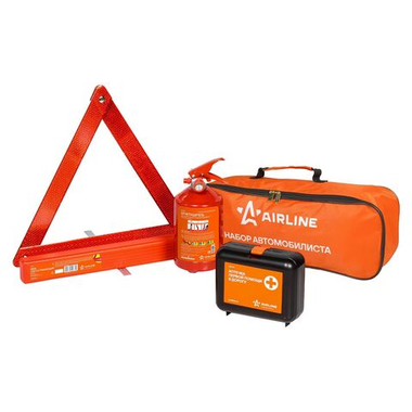 Набор автомобилиста "ЭКО" (знак, аптечка, огнетушитель) (ANA-00)
