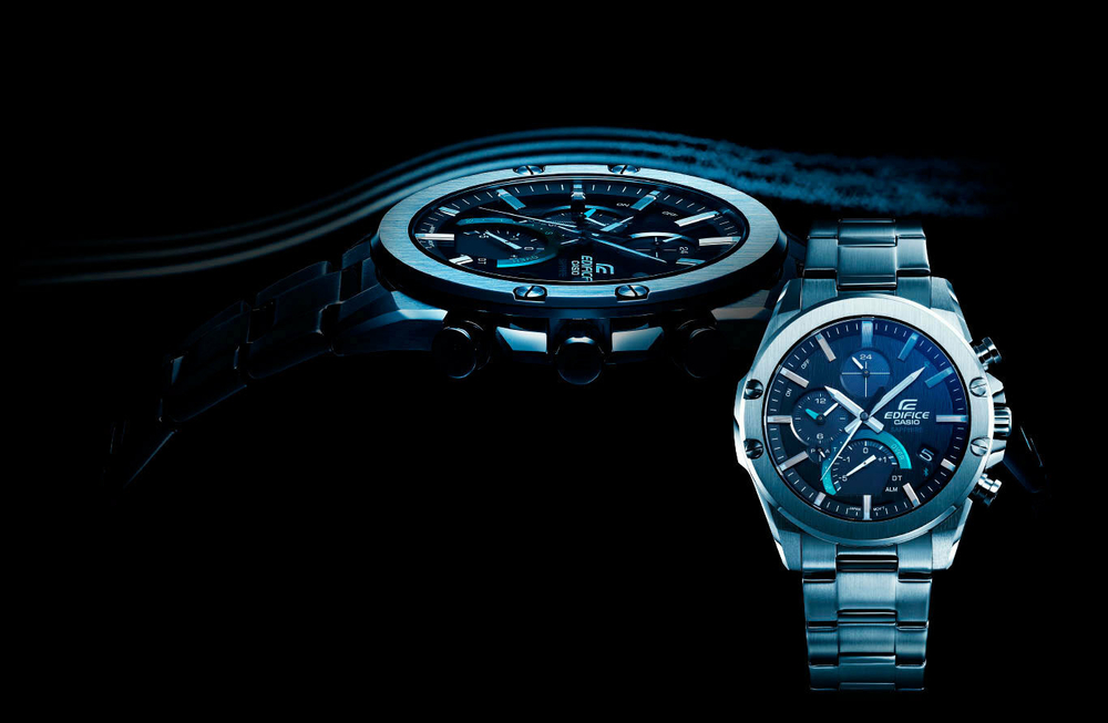 Японские наручные часы Casio Edifice EQB-1000D-1AER с хронографом