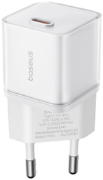 Зарядное устройство Baseus GaN5S 1C 20W USB Type-C белый
