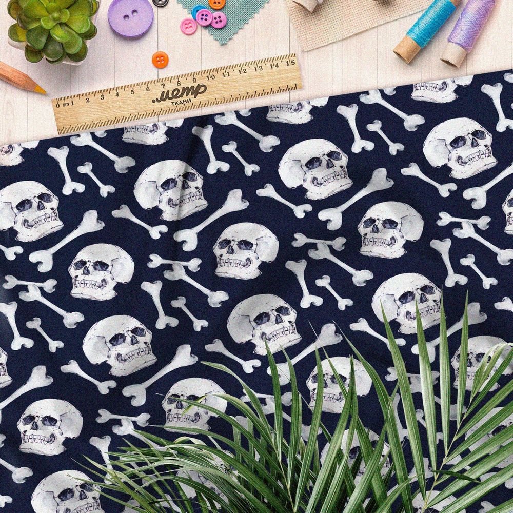 Ткань атлас череп кости