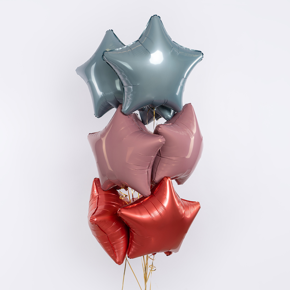 Шар (19''/48 см) Звезда, Утренний туман, Бохо, 1 шт. Е53