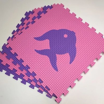 Мягкий пол "Жители моря" 500x500x10 мм 45 шор