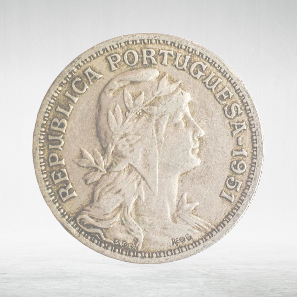 Portugal, 50 Centavos, 1951, VF