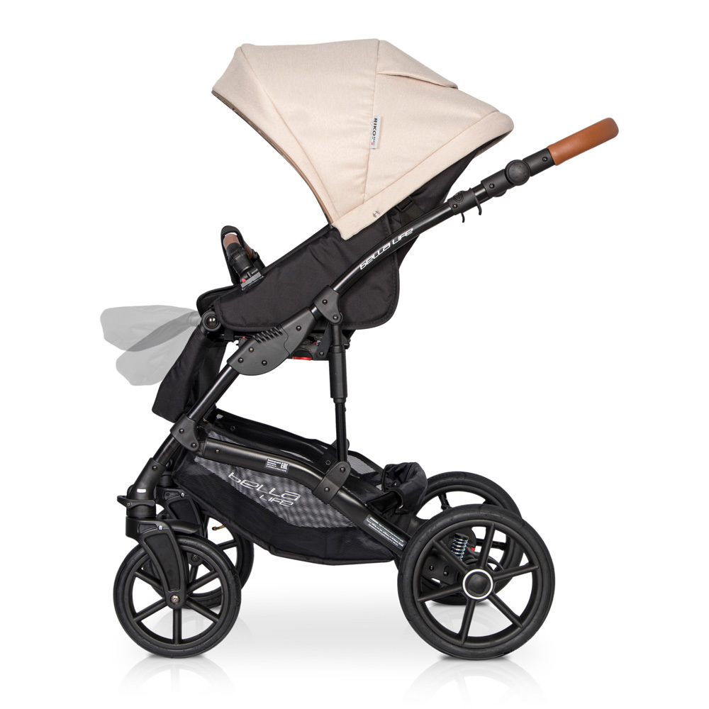 Коляска  BELLA LIFE (2 в 1) (RIKO BASIC) 04 Latte (капучино)