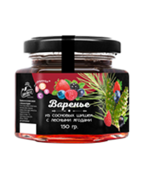 Варенье из сосновой шишки с  лесными ягодами 150 г Сам бы ел