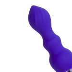 Фиолетовая анальная вибровтулка 14см ToyFa ToDo Curvy 358009