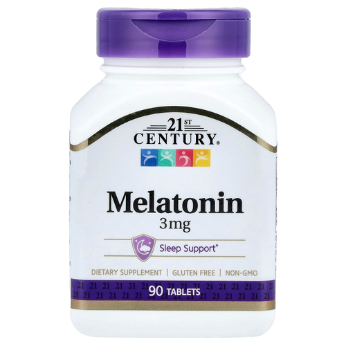 21st Century, Мелатонин, 3 мг, 90 таблеток