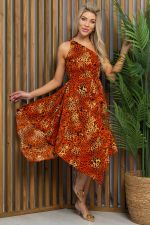 Платье Лабиринт любви (оранжевое) П12728-15 LT Collection