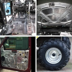 Алюминиевый скотч термостойкий LLPT 140мкм / лента фольгированная для вентиляций, 15м*50мм, до 260C