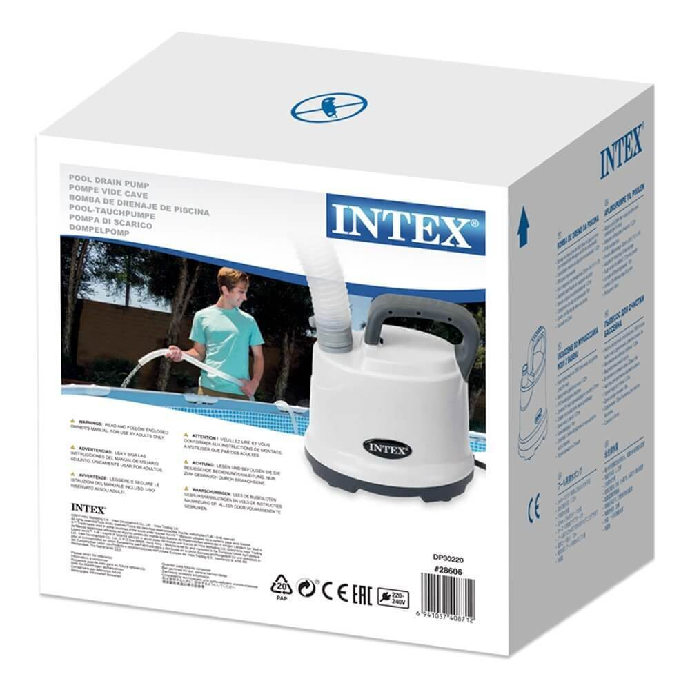 Дренажный насос Intex 3595 л/ч, шланг 5 м (28606)