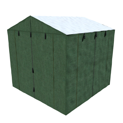 Палатка сварщика МногоТентов домик 3х3 м. (Усиленный каркас, брезент ОП/ПВХ).