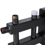 Коллектор с гидравлической стрелкой ROMMER - 1"1/4 НР на 1+1+1 контур 1" НР (до 60 кВт)