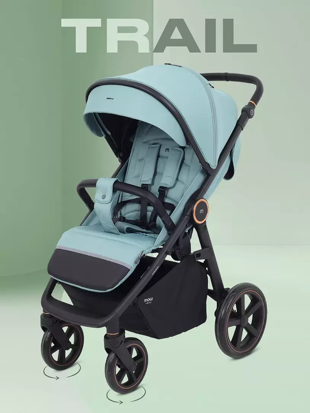 Коляска детская MOWBaby "TRAIL" MB090
