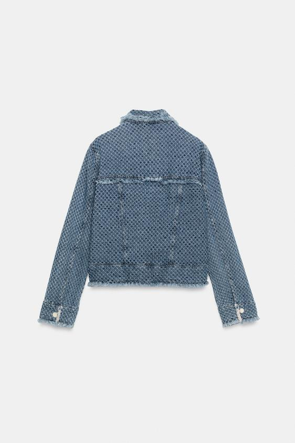 ZARA ДЖИНСОВАЯ КУРТКА — ZW COLLECTION, СИНИЙ