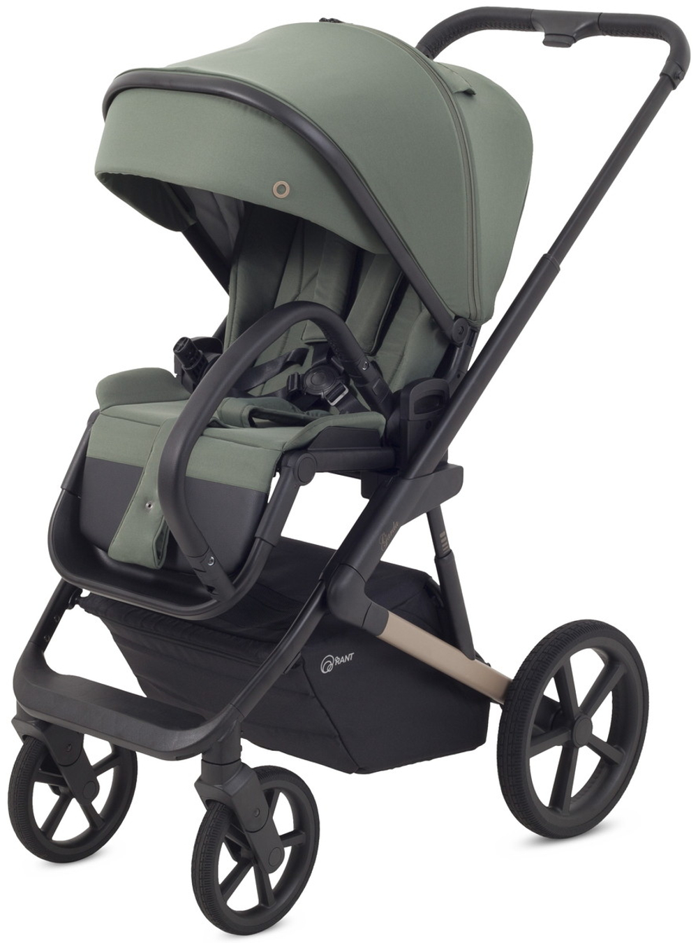 Детская коляска Rant Garda 3 в 1 с автокреслом Carry Pro Graphite Olive