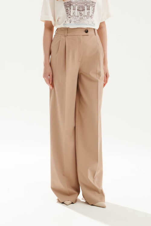 31267 Брюки женские (капучино)