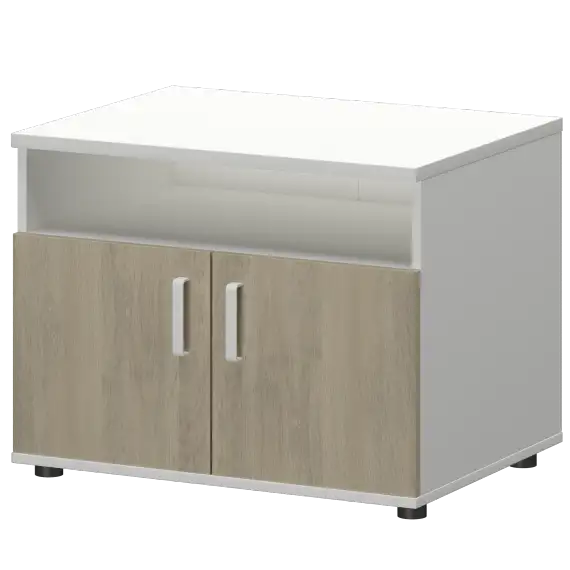 Тумба для оргтехники СМТ-2ДН Тип1  800x600x625 Смарт