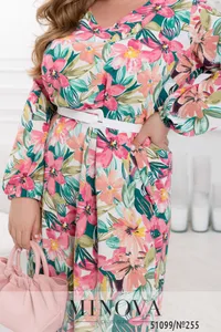 Платье 255-персиковый Minova