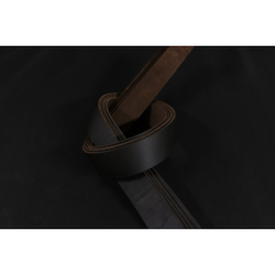 Ременная заготовка Махагон с жировой отделкой гладкая