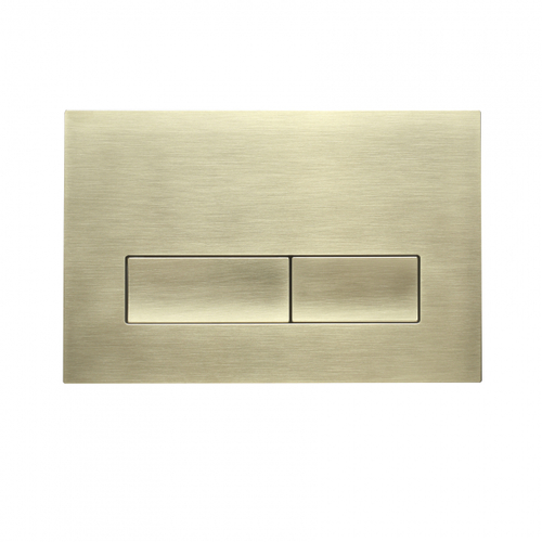 Кнопка смыва для инсталляции механическая WONZON & WOGHAND, Брашированное золото (WW-IB224-BG)