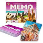 Игра настольная Мемо Весь мир, от 6 лет, 52 карточки, Русский стиль, 03469