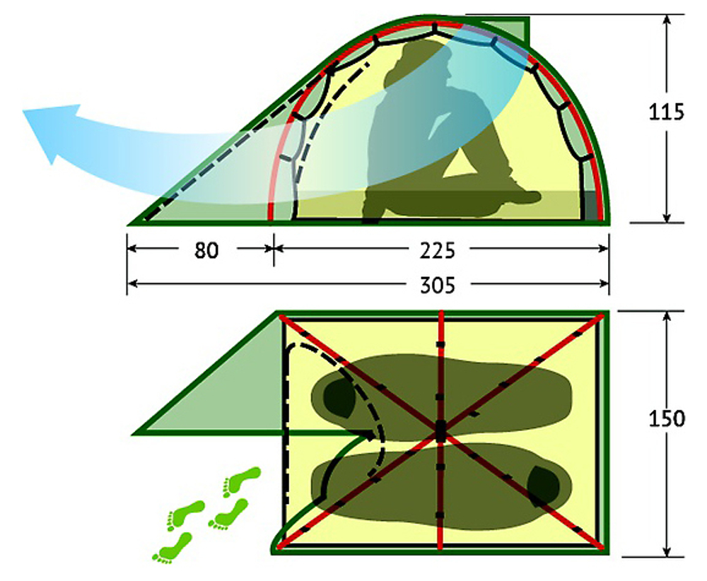 Палатка Alexika Karok 2 fib